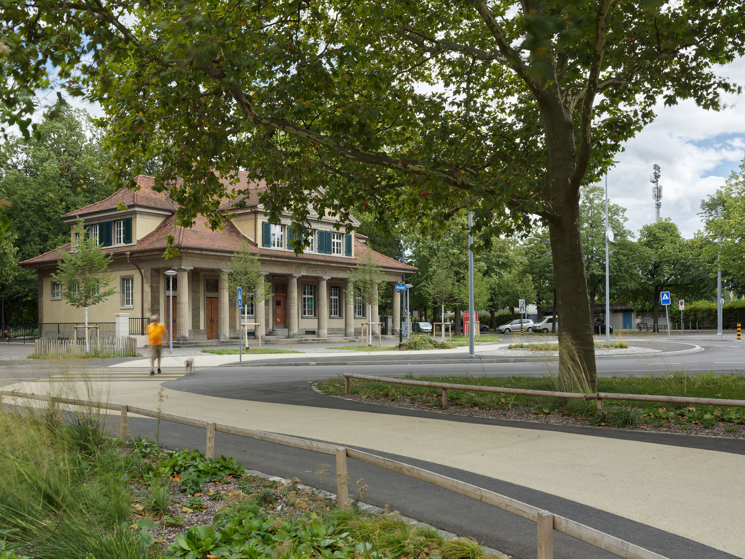 Tiefbauamt Basel · Platzgestaltung Wielandplatz · Aufnahmen 08.2023